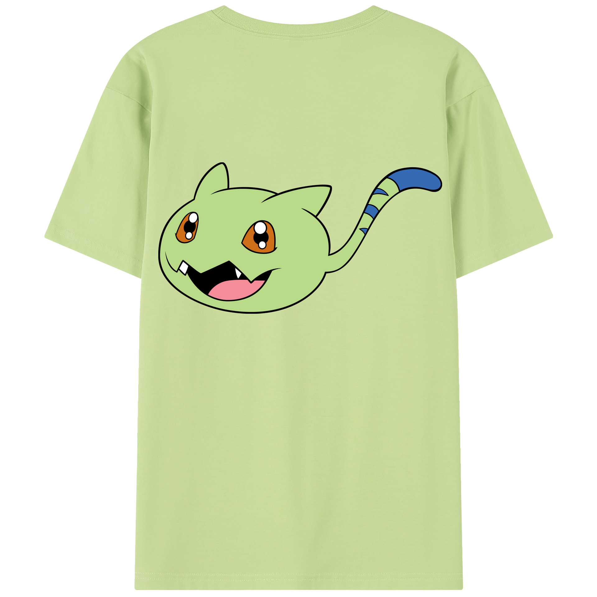 （画像用） Digimon デジタルモンスター/デジモン 綿100％半袖Tシャツ（背面プリント）
